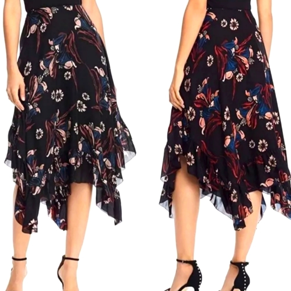 Joie Fernleigh Silk Skirt